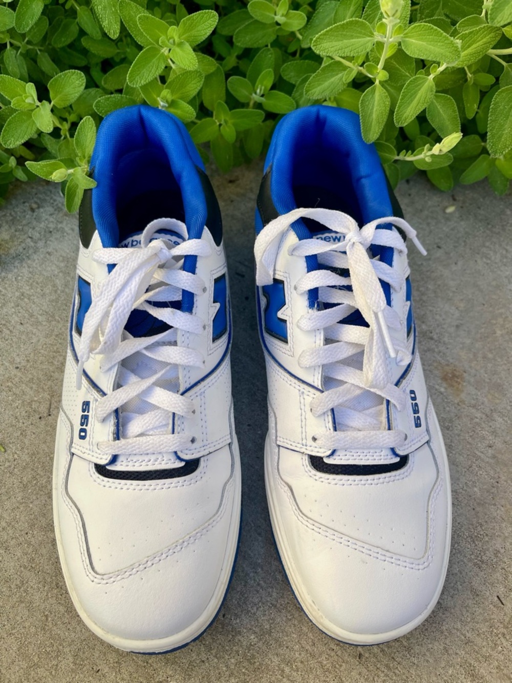 New Balance 550 White Royal Blue Men's size 8 Low-Top Sneakers BB550SN1 - Picture 3 of 7